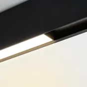 Магнитный трековый светильник 12W Белый теплый MAG-FLAT-45-L405 100deg  24V на магнитный шинопровод черный 046580 DALI