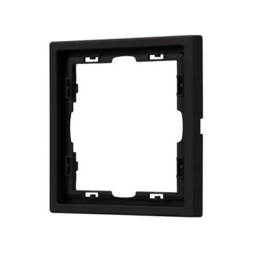 Рамка пластик 1 пост Arlight FRM-NOBE-SFPL-1-BK черная