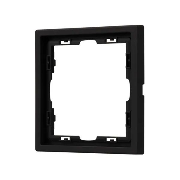 Рамка пластик 1 пост Arlight FRM-NOBE-SFPL-1-BK черная