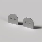 Заглушка торцевая к профилю Levity TRA184MPEC-S(N) серебро (2шт)
