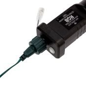 Умная гирлянда «Нить» RGB Твинкл 245-011 Wi-Fi ,18 м, темно-зеленый ПВХ, 120 LED IP44