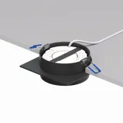 Встраиваемый светильник без лампы DENKIRS FLAT DK2091-BK GX53 черный квадратный