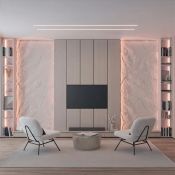 Светодиодная лента Персиковый 2835 24V  9.6W/m 120Led/метр 047719 RT-A120-8mm Peach Fuzz