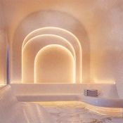 Светодиодная лента Белый CSP 24V  6W/m 480Led/метр  герм (матовая силиконовая экструзия) 060450 COB-PSW-X480-8mm 6000K IP67