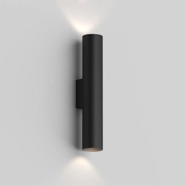 Накладной светильник DENKIRS без лампы SCOPE DK5022-BK 2xGU10 цилиндр черный