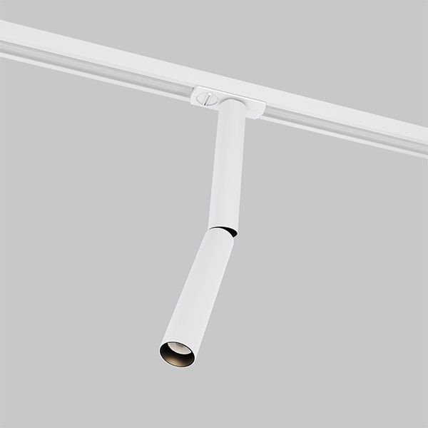 Трековый светильник  6W Белый теплый Фокус Двойной/Focus Unity 36deg TR142-1-6W3K-W на шинопровод белый