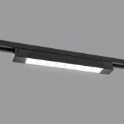 Трековый светильник однофазный 20W Белый дневной ULB-Q282 4000K BLACK 60deg на шинопровод черный UL-00010122 Volpe