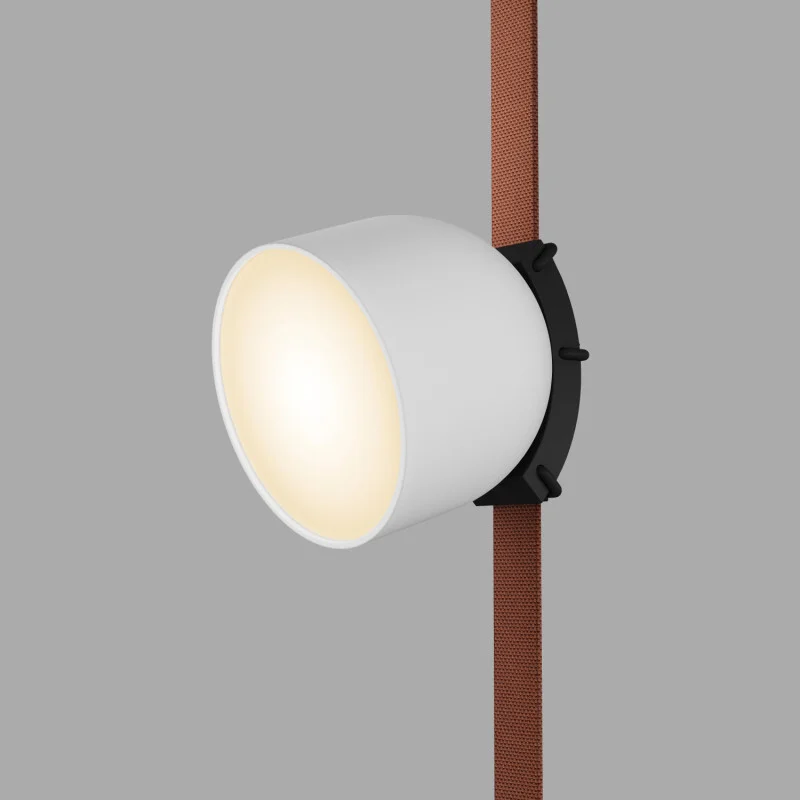 Трековый светильник  12W Белый теплый BELTY SPOT DK5543-WH+BK IP20 на шинопровод белый/черный