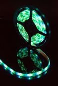 Светодиодная лента RGB 5060 12V  7.2W/m 30Led/метр герм (силикон) 00000000074 SWG530-12-7.2-RGB-65 IP65