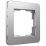 Рамка металлическая 1 пост WERKEL Platinum W0012606 алюминий