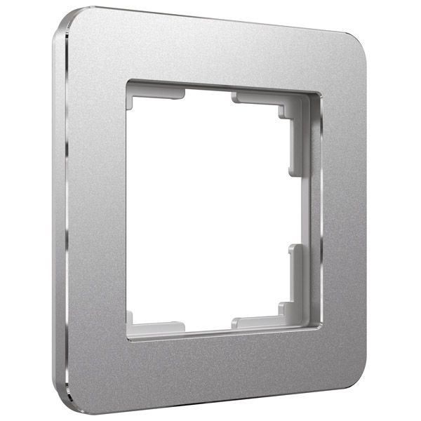 Рамка металлическая 1 пост WERKEL Platinum W0012606 алюминий