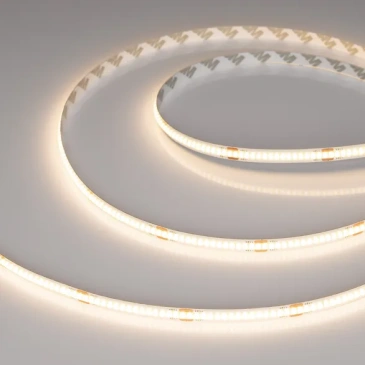 Светодиодная лента Белый теплый COB 48V  8W/m 320Led/метр 043244 COB-X320-8mm (50m) 3000K PRO REEL