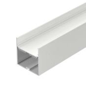 алюминиевый профиль S-LUX с экраном SL-LINE-7477-2500 WHITE+OPAL 021372