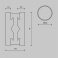 Шинопровод круглый 650мм Flarity TRX154-R-D650-B чёрный