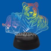 фигура светодиодная CЕМЬЯ ТИГРОВ UL-00008403 ULI-M508 RGB-3AA TIGER FAMILY-BLACK
