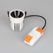 Встраиваемый светильник  15W Белый дневной 033652 MS-ATLAS-BUILT-R66  35deg 230V круглый белый с черной вставкой