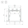 алюминиевый профиль LINIA49-F-M-2000 WHITE 057032