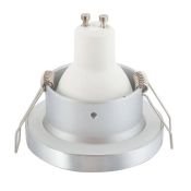 Встраиваемый светильник без лампы DENKIRS ENKEL DK3012-AL GU10 серый круглый IP44
