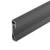 алюминиевый профиль PLINTUS-H54-2000 BLACK 045433