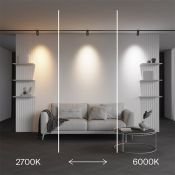 Трековый светильник 12W Белый теплый - белый TR244-4-12WTW-DD2-B Фокус Зум/Focus Zoom Exility X 2700-6000K Dim Dali2 чёрный