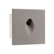 светильник  3W Белый теплый 050876 LT-TIE-S100 220V квадратный встраиваемый серый