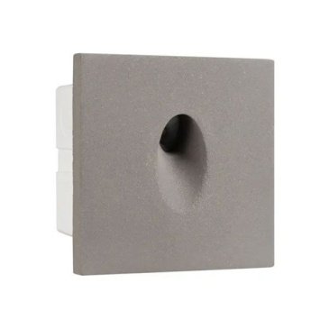 светильник  3W Белый теплый 050876 LT-TIE-S100 220V квадратный встраиваемый серый