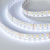 Светодиодная лента RGBW 24V 32W/m RT-B144-19mm RGB- Белый теплый 2x2 (5060, 720 LED) 012327(2) LUX