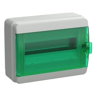 Корпус пластиковый TF5-KP72-N-12-65-K03-K06 КМПн-12 IP65 зеленая прозрачная дверь TEKFOR IEK