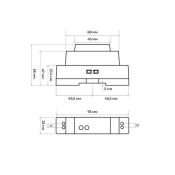 Блок питания (AC-DC) 24V  15W 03-163 Apeyron на din рейку Блок питания (AC-DC) 24V  15W 03-163 Apeyron на din рейку