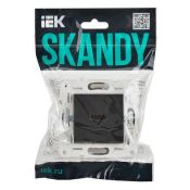Розетка встраиваемая HDMI IEK SKANDY SK-H10-K48 SK-H01T титан