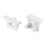 Заглушка SL-MINI-10-F WHITE с отверстием (комплект) 049454