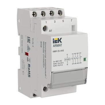 Контактор 25А 24AC/DC/АС3 KMR контакт 4NC AR-KMR20-025-04-024 ARMAT IEK