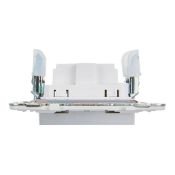 Штепсельная розетка встраиваемая IEK SKANDY 10А SK-R10-10-K23 SK-R02S без з/к без шторок серебряный