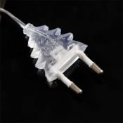 Удлинитель для комнатных гирлянд, 5 м, прозрачная нить IP20