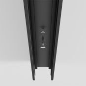 Накладной алюминиевый профиль Maytoni для уличной трековой системы Elasity IP 2м черный O-TR001-P-B2M