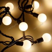 гирлянда фигурная  3.5W Белый теплый 025617 ARD-BALL-CLASSIC-D23-10000-BLACK-80LED  230V IP65