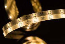 Светодиодная лента Белый теплый 5060 12V  7.2W/m 30Led/метр герм (силикон) 00000000076 SWG530-12-7.2-WW-65