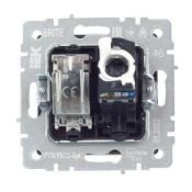 Розетка встраиваемая комбинированная IEK BRITE BR-AK20-1-K46 РТВ/РК12-БрС TV+RJ45 кат.5E сталь