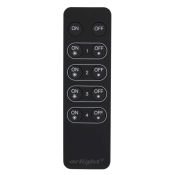 Пульт 021057 SR-2833K4 Black (диммер 4 зоны) для контроллера SR-1009х