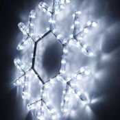 фигура из дюралайта  7.5W Белый холодный СНЕЖИНКА 034249 ARD-SNOWFLAKE-M7-450x375-126LED IP65