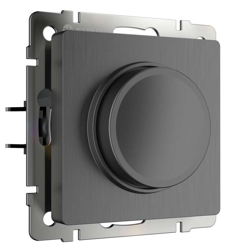 Диммер WERKEL  WL04-DM600 / W1142004 графит рифленый