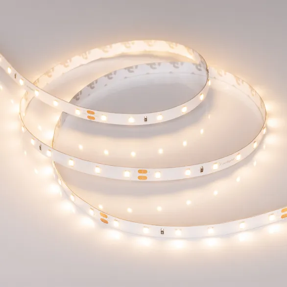 Светодиодная лента Белый теплый 2835 24V  4.8W/m 60Led/метр 027935(2) RT-A60-8mm CRI98
