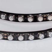 Светодиодная лента Белый теплый 2835 24V 21W/m 42Led/метр 049293 FLT-PS-A42-BLACK-23mm черная плата 30deg 2700K IP67