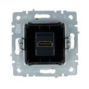Розетка встраиваемая HDMI IEK BRITE BR-H10-K36 РHDMI-0-БрЖ жемчуг