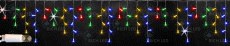 гирлянда БАХРОМА   8W RGB, Rich LED RL-i3*0.5F-CW/RGP,  белый провод 3x0.5 м., соединяемая, 220V, 112 Led, IP65, мерцание
