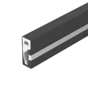 Архитектурный силиконовый профиль WPH-FLEX-0616-SIDE-S9-5m FULL BLACK 045842
