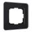 Рамка стеклянная 1 пост WERKEL Elite W0012448 черный