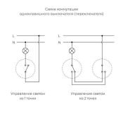 Ретро выключатель/преключатель пластиковый WERKEL RETRO Vintage W5812050 одноклавишный белый матовый/хром