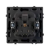 Механизм электрической розетки 054277 SCT-NOBE-MEU1-SFPL-BK (230V, 16A)