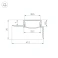алюминиевый профиль FANTOM-W20-H10-EDGE-2000 ANOD 054183